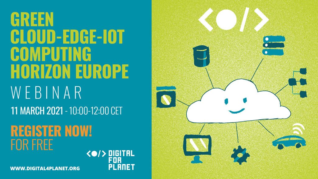 Digital for Planet Webinar - Green Cloud-Edge-IoT Computing Horizon Europe